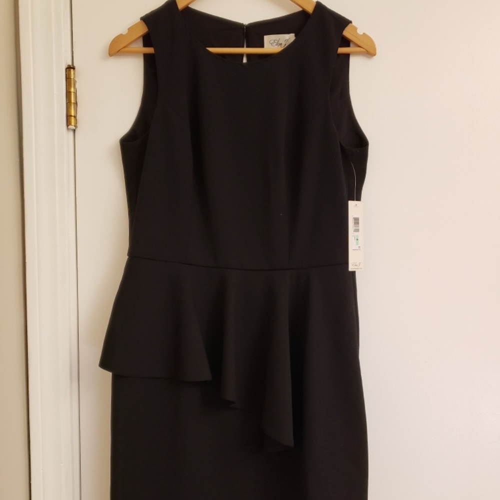 Eliza J Little Black Evening Cocktail Dress Size 8